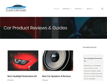 Tablet Screenshot of cleancarguide.com